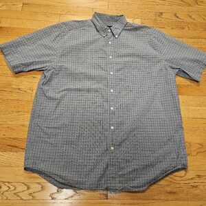 Eddie Bauer Men's Button Down Short Sleeve Shirt Size XL Tall